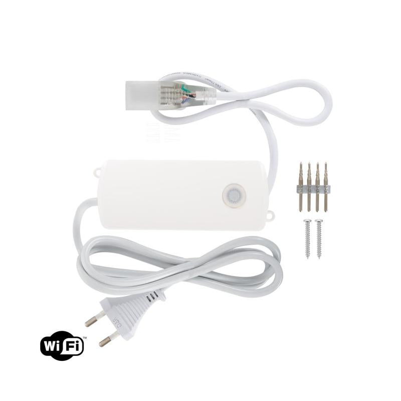 Contrôleur Ruban LED WiFi 220V, IP65, Compatible Alexa et Google Assistant