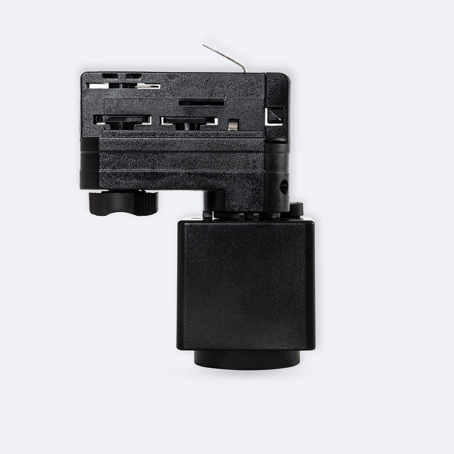 Prise Type F Shuko pour Rail Triphasé, 1400W, IP20, Noir