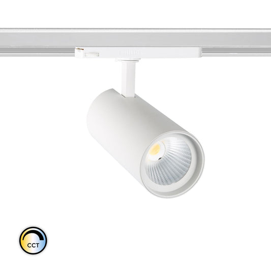 Spot LED sur Rail Triphasé 30W, 3000 lm, IP20, Non Dimmable, Installation Facile