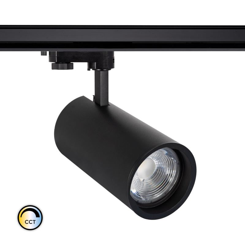 30W Dreiphasen-LED-Schienenstrahler, dimmbare Optik, IP20, Innenmontage