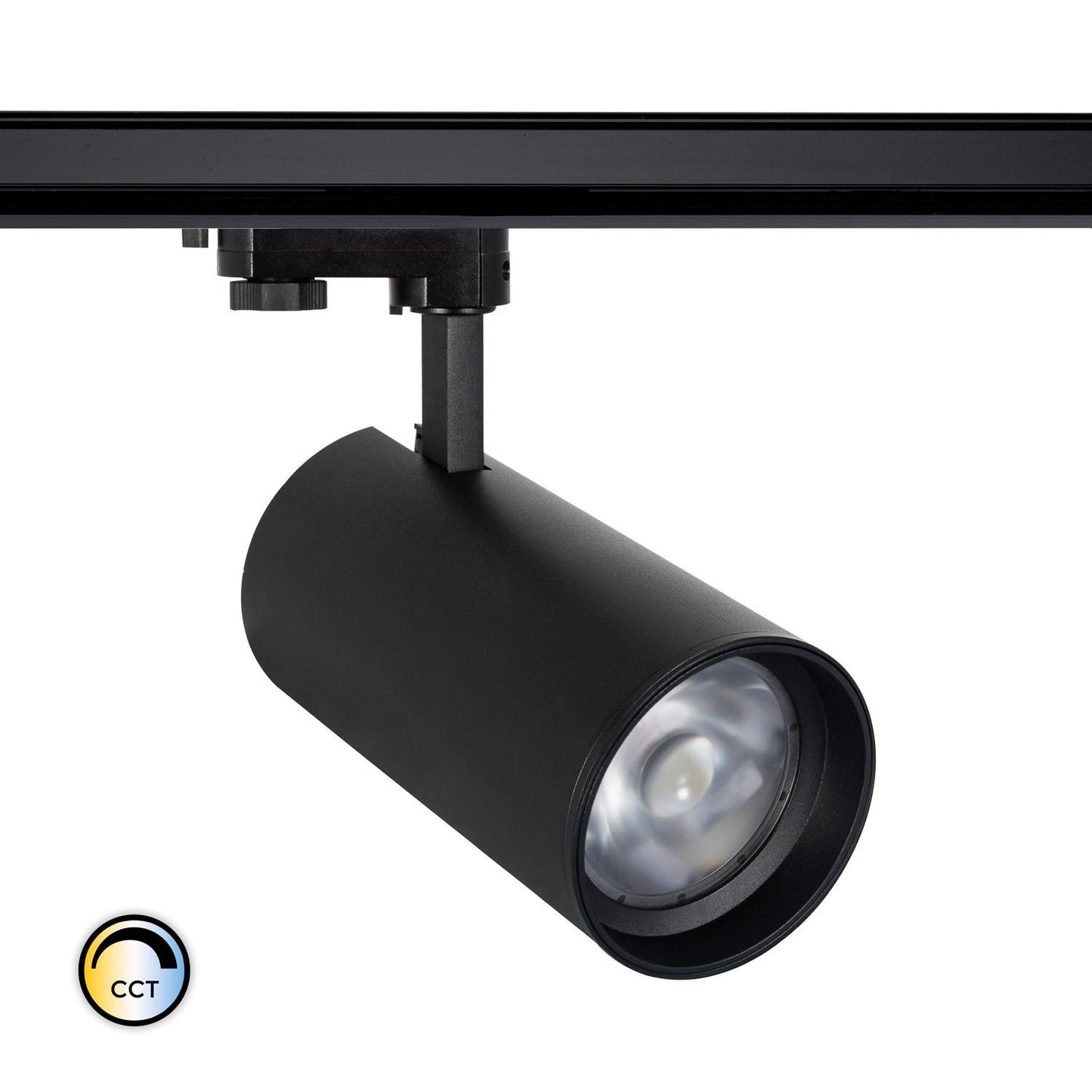 30W Dreiphasen-LED-Schienenstrahler, dimmbare Optik, IP20, Innenmontage