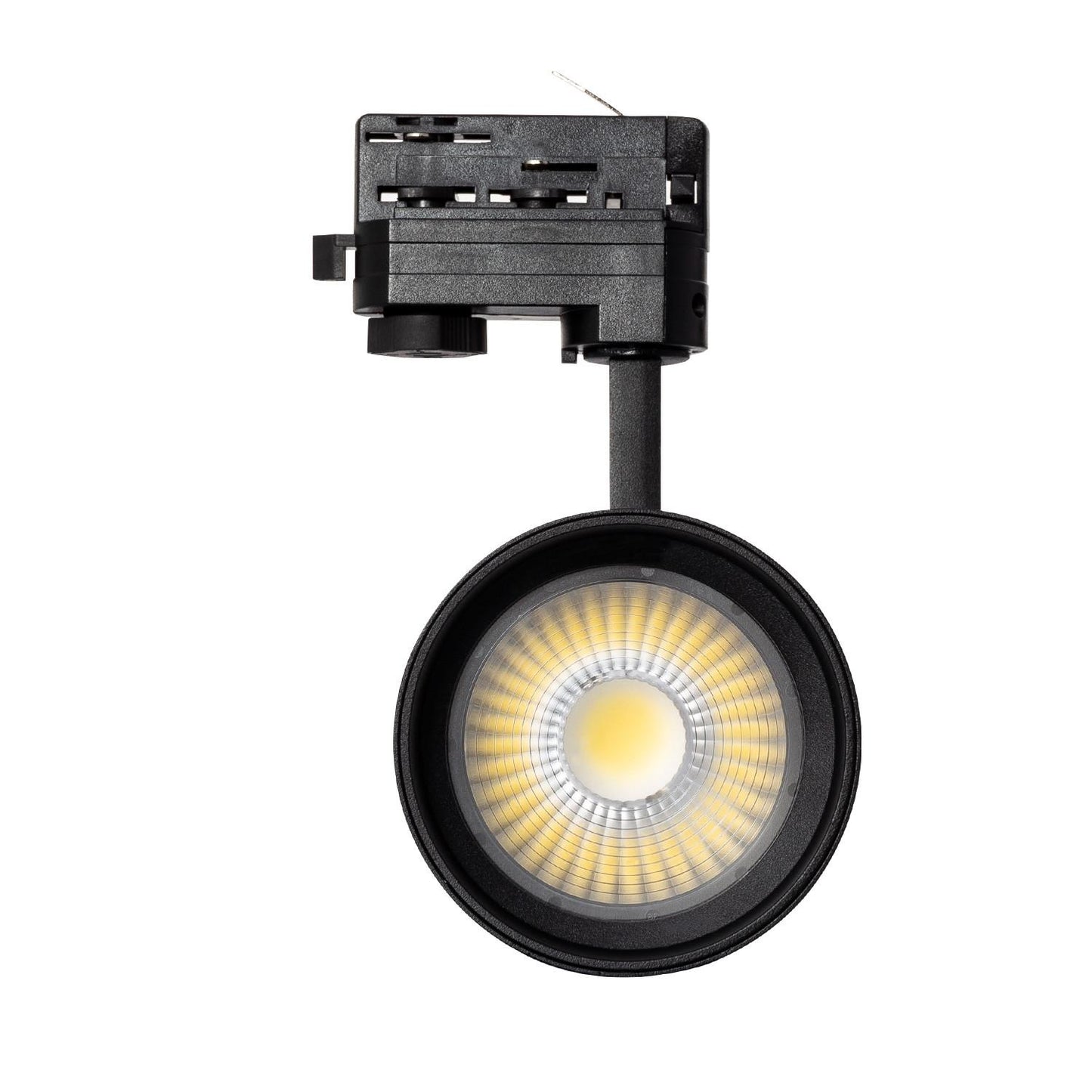 30W Dreiphasen-LED-Schienenstrahler, dimmbare Optik, IP20, Innenmontage