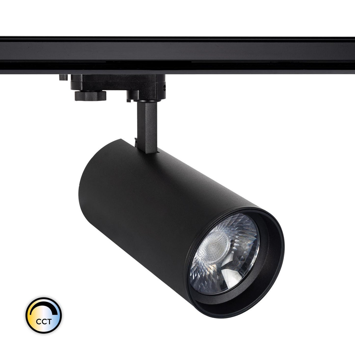 30W Dreiphasen-LED-Schienenstrahler, dimmbare Optik, IP20, Innenmontage