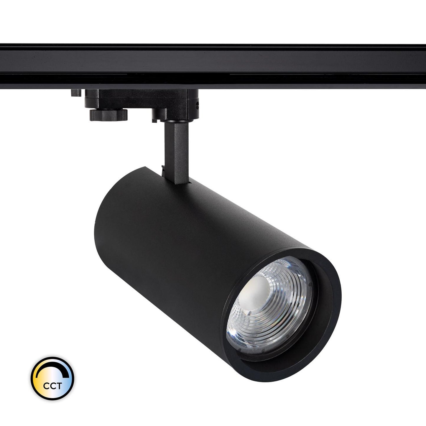 30W Dreiphasen-LED-Schienenstrahler, dimmbare Optik, IP20, Innenmontage