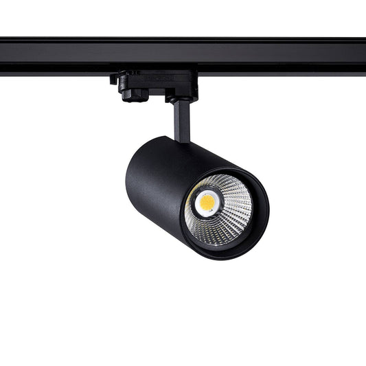 Spot LED sur Rail 30W, IP20, 3000 lm, Installation Rail Triphasé