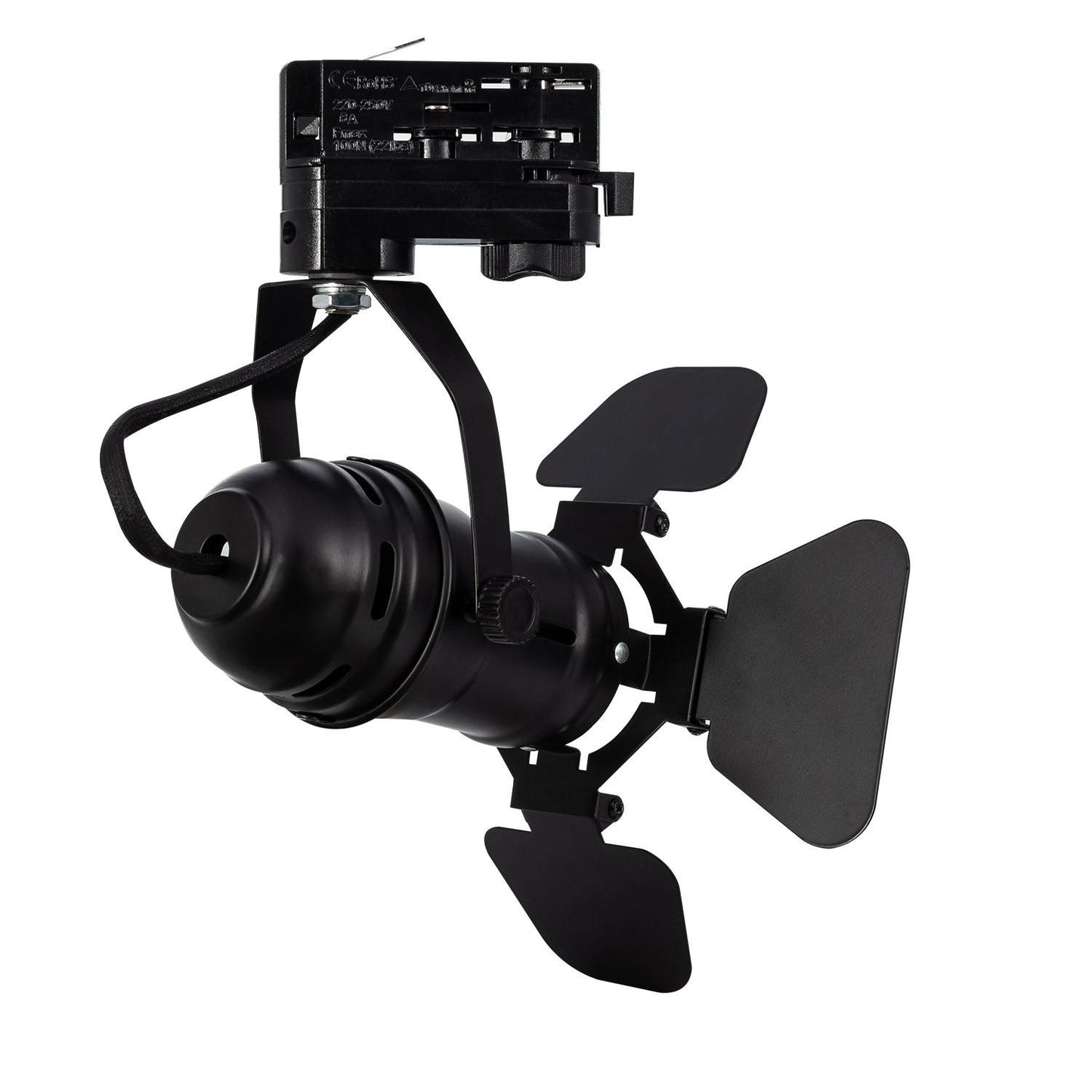 Spot sur Rail Monophasé GU10 Kurangna 10W IP20 Noir