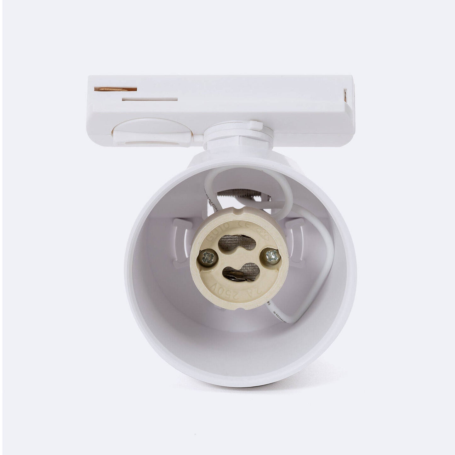 Spot sur Rail Monophasé Davos GU10 IP20 Orientable pour Intérieur
