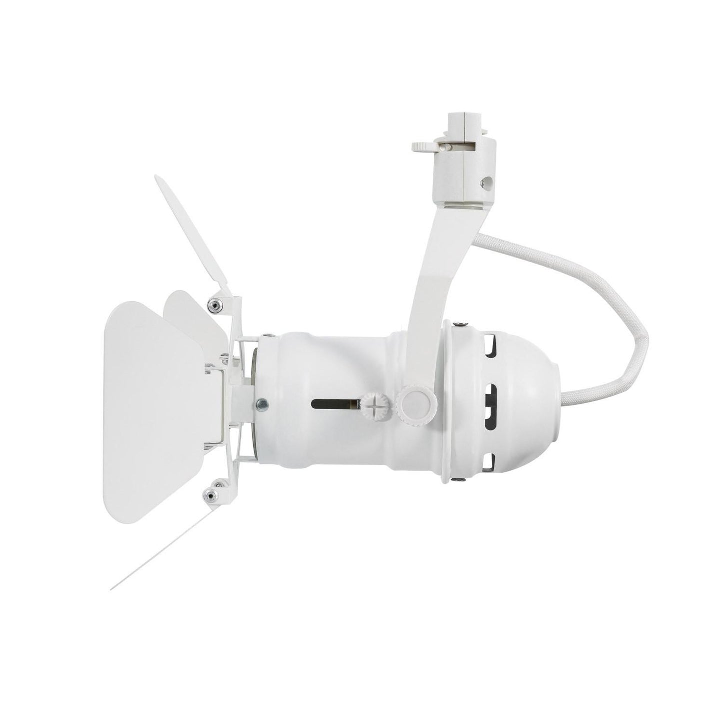 Spot sur Rail Triphasé GU10, 10W, IP20, Aluminium Blanc