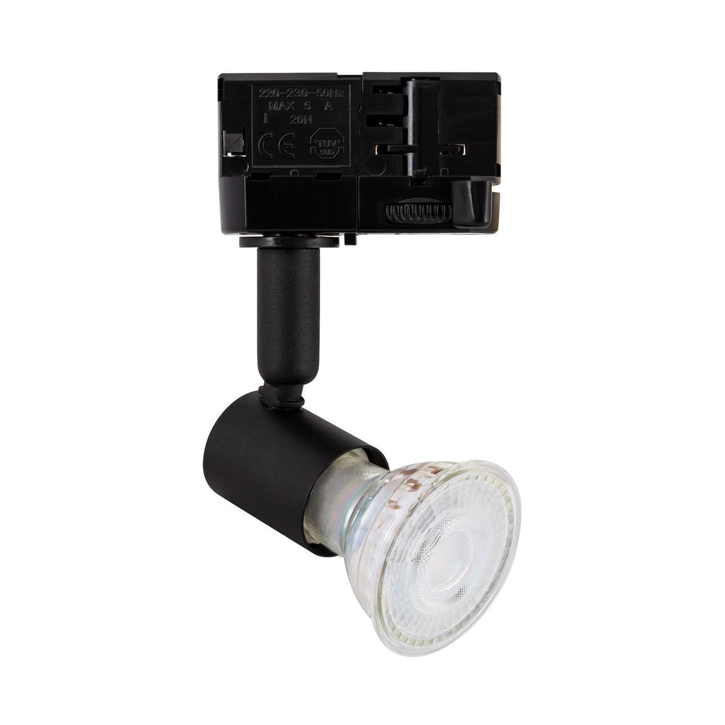Spot sur Rail Triphasé Oasis GU10 10W IP20 Noir