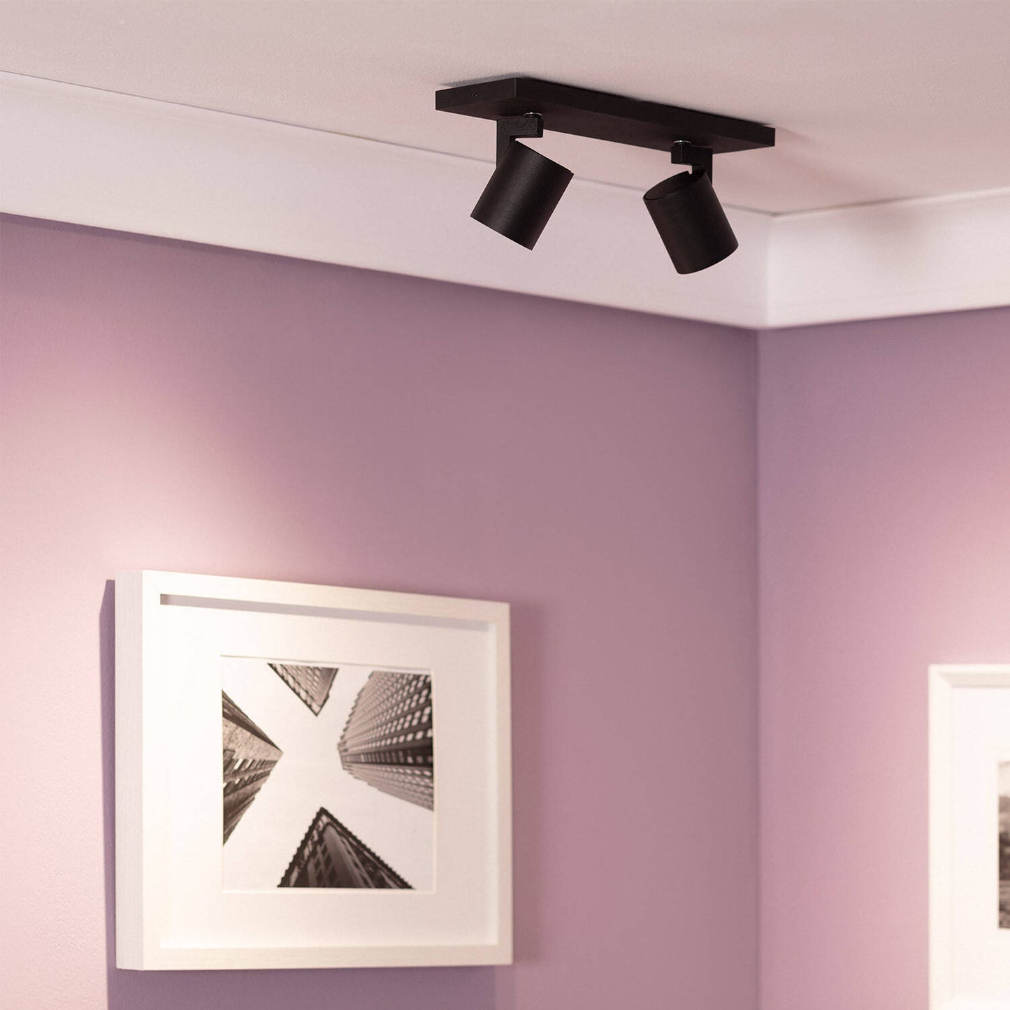 Spot Double Orientable GU10 en Aluminium, 40W, IP20