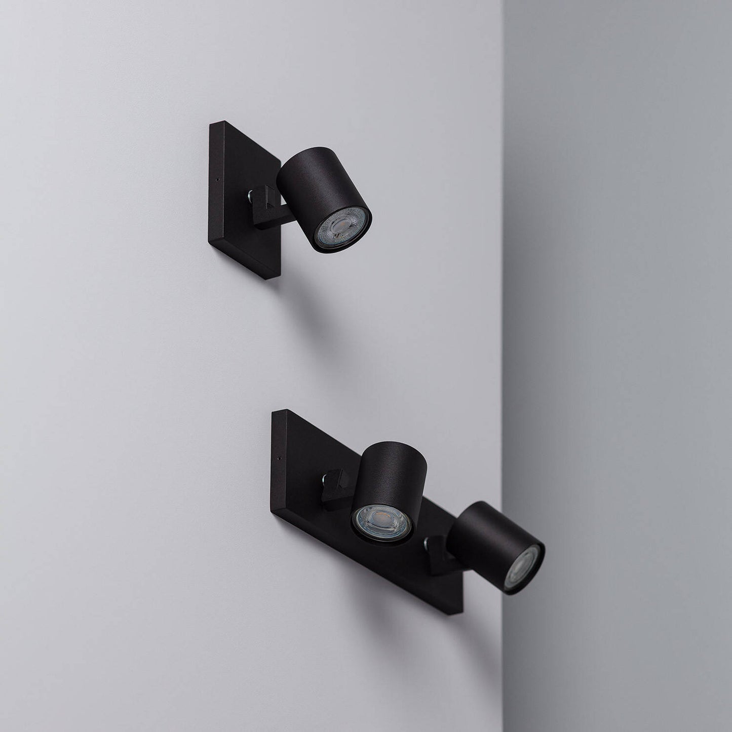 Spot Double Orientable GU10 en Aluminium, 40W, IP20