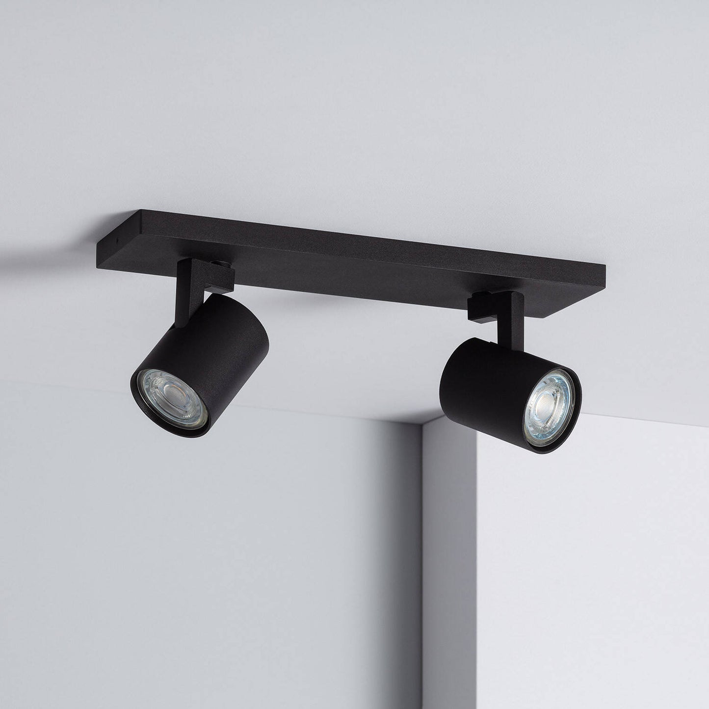 Spot Double Orientable GU10 en Aluminium, 40W, IP20