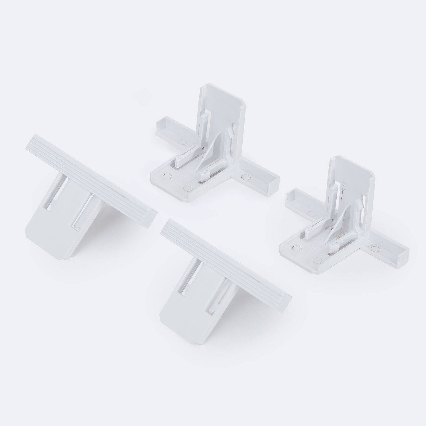 Kit en Saillie pour Panneaux LED 120x30 cm, Installation Facile, Aluminium