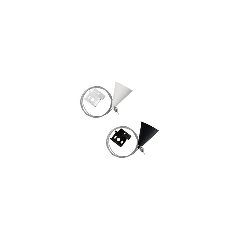 Kit de Suspension pour Rail Monophasé UltraPower, Noir, Installation Facile