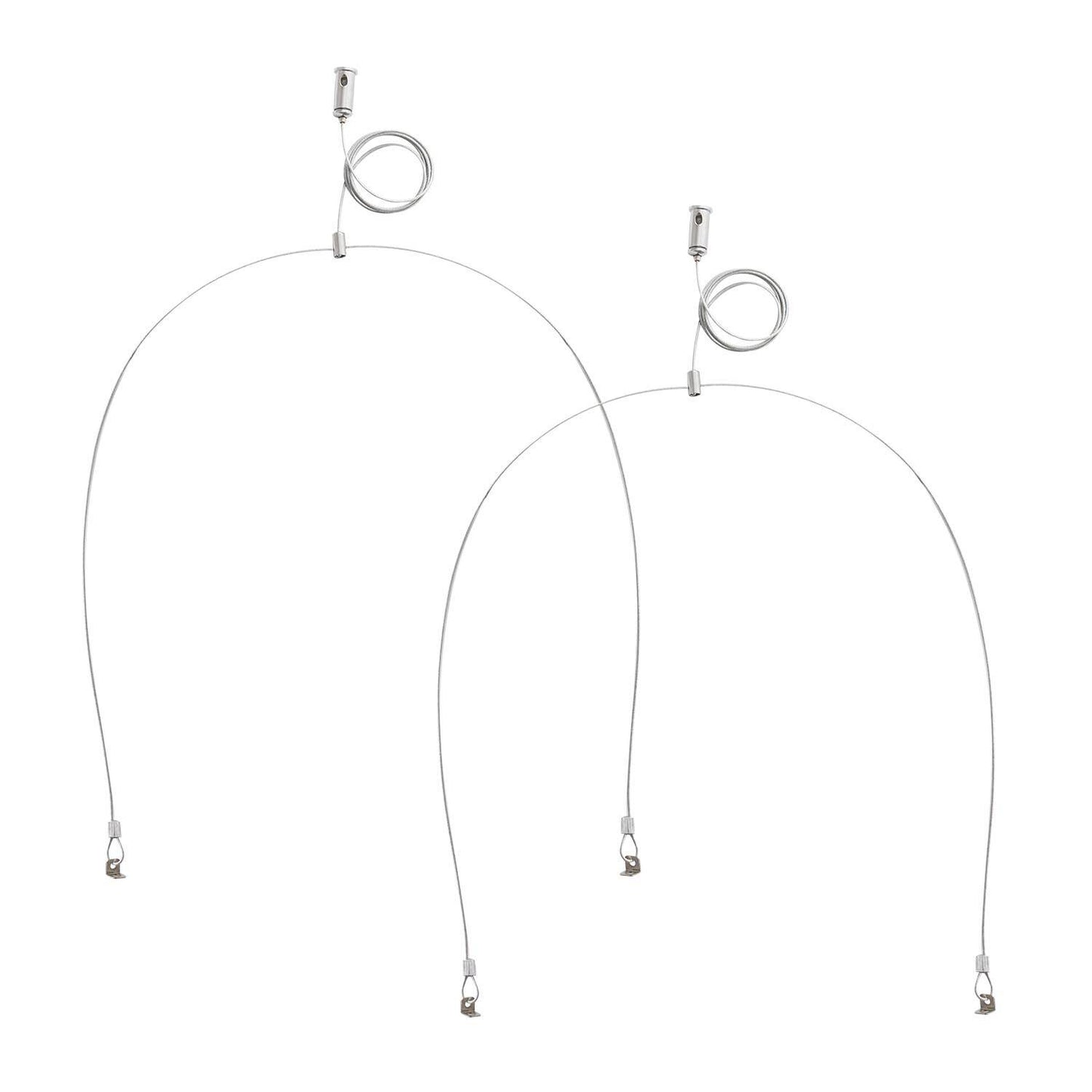 Kit de Suspension 'Y' pour Panneaux LED en Acier Inoxydable, Usage Intérieur