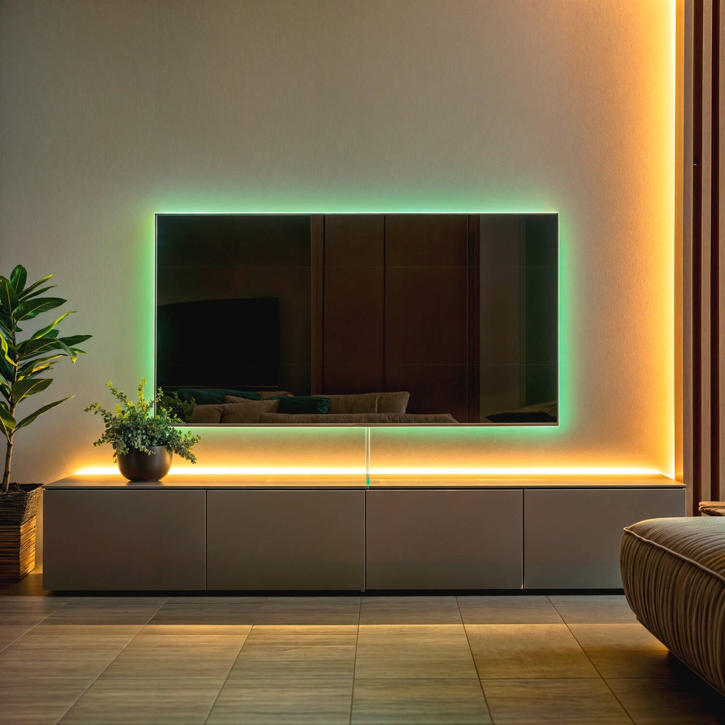 Ruban LED RGB 5V 10W/m, 2m, IP20, Dimmable avec Télécommande USB