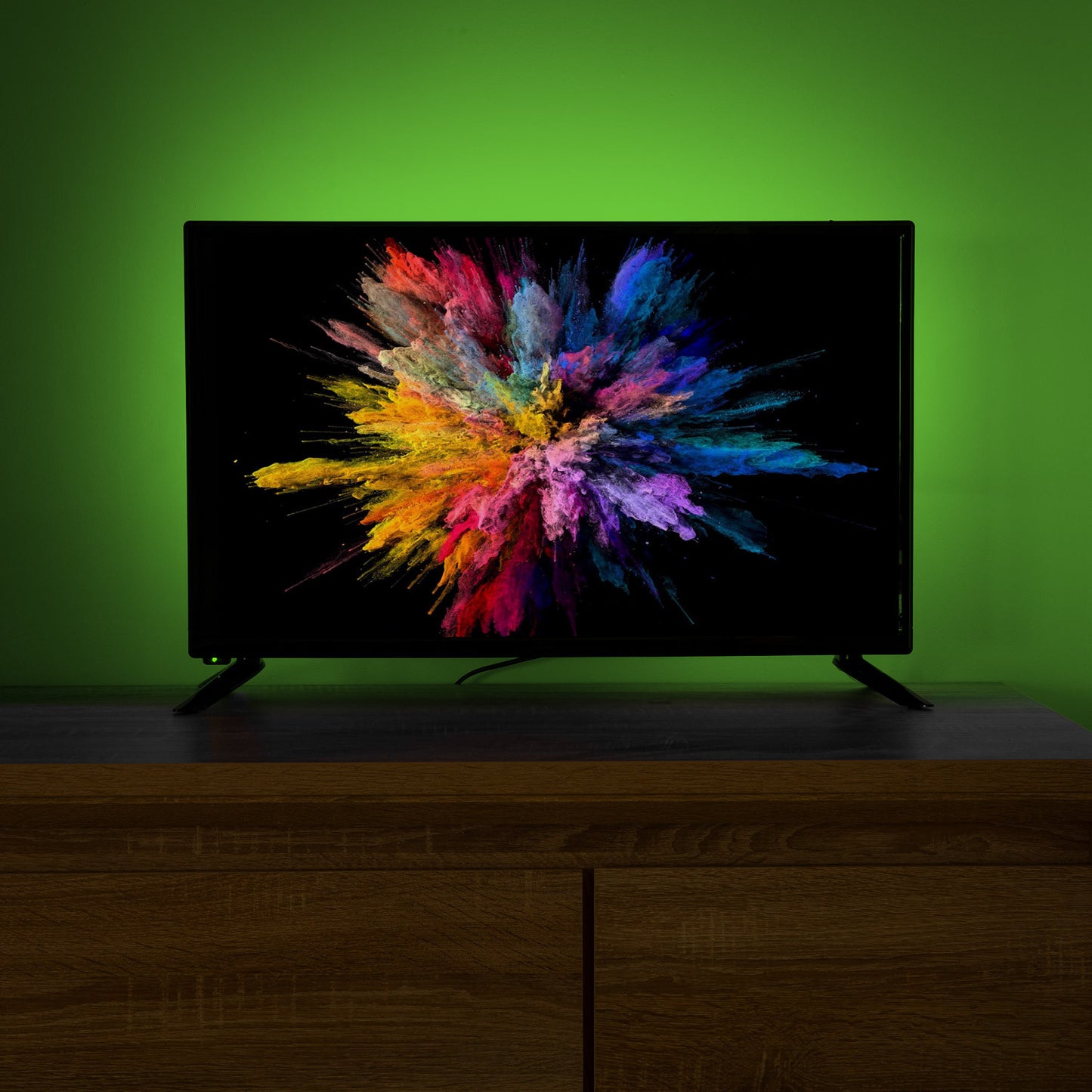 Ruban LED RGB 2m USB pour Téléviseur, 5V DC, 30LED/m, IP65, Extérieur