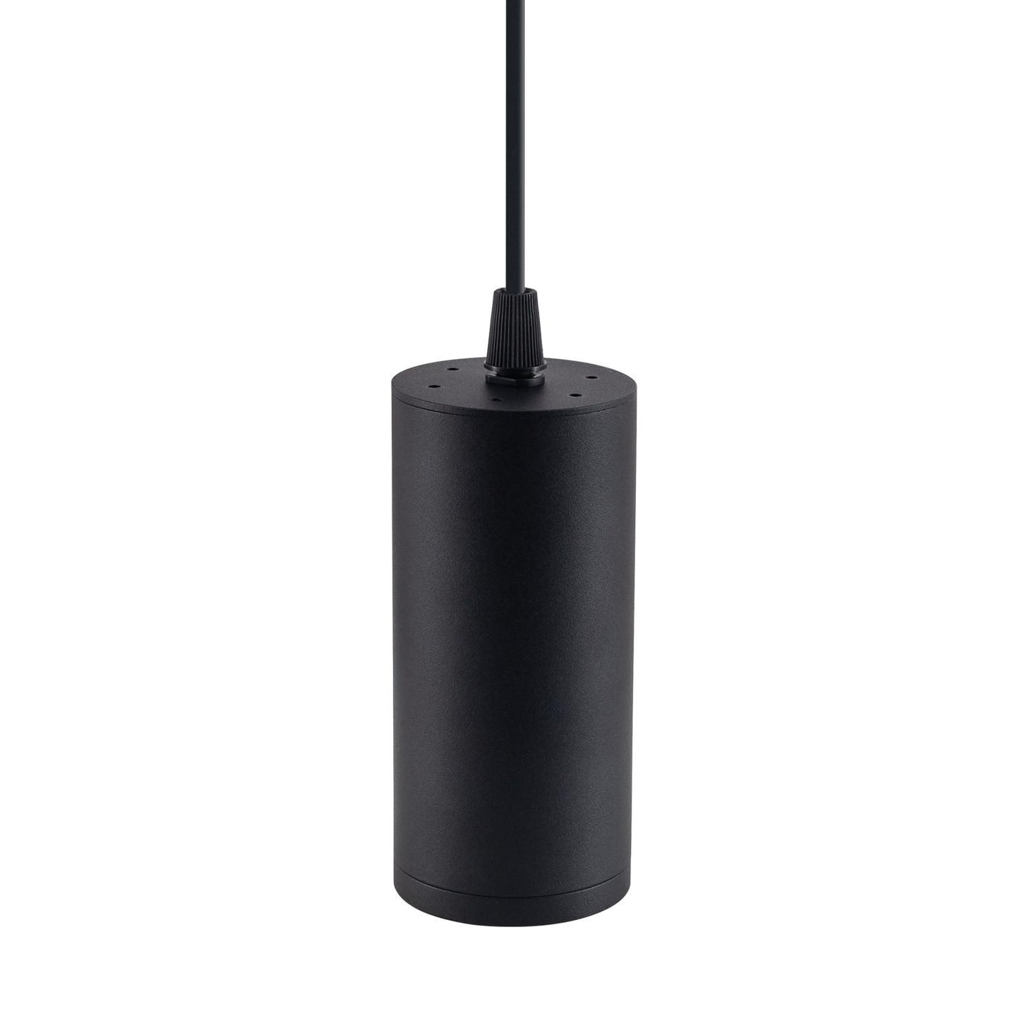 Suspension Rail Triphasé GU10 en Aluminium Noir, IP20, 50W
