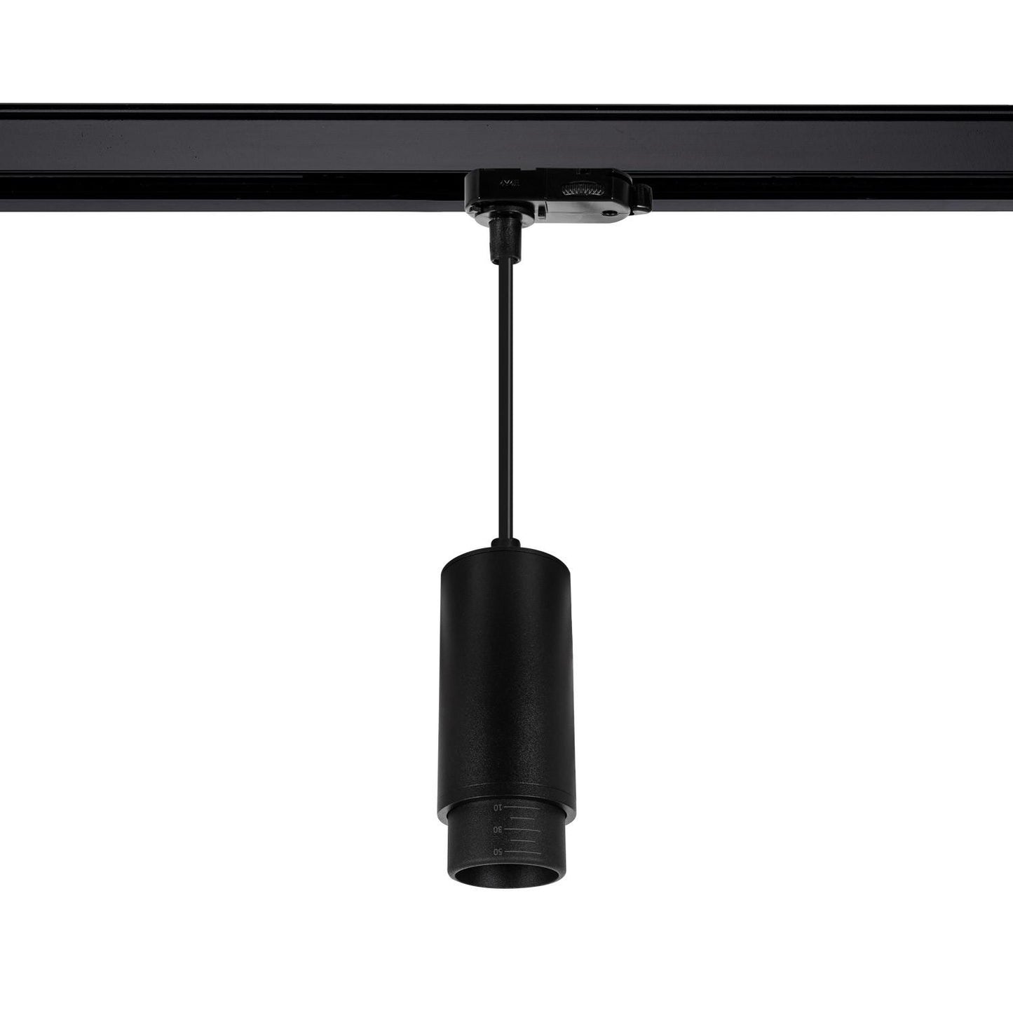 Suspension Rail Triphasé Orientable Noir, IP20, 9W, GU10