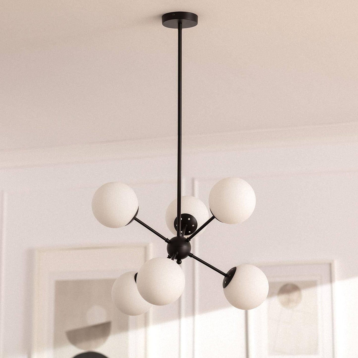 Suspension LED Métal et Verre 20W IP20 pour Intérieur