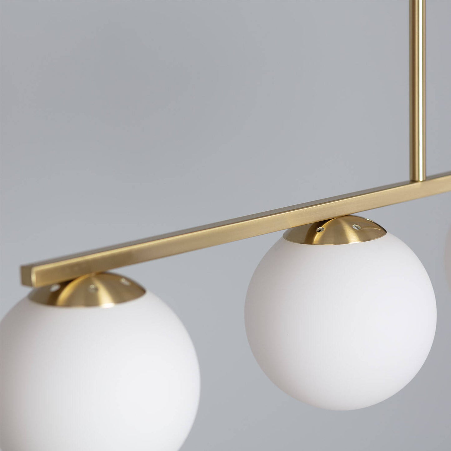 Suspension LED Dorée 5 Points en Métal et Verre, IP20, 20W
