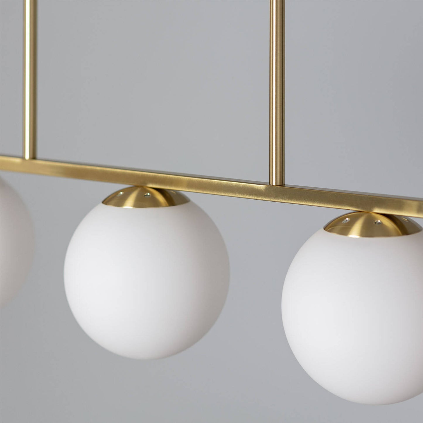 Suspension LED Dorée 5 Points en Métal et Verre, IP20, 20W