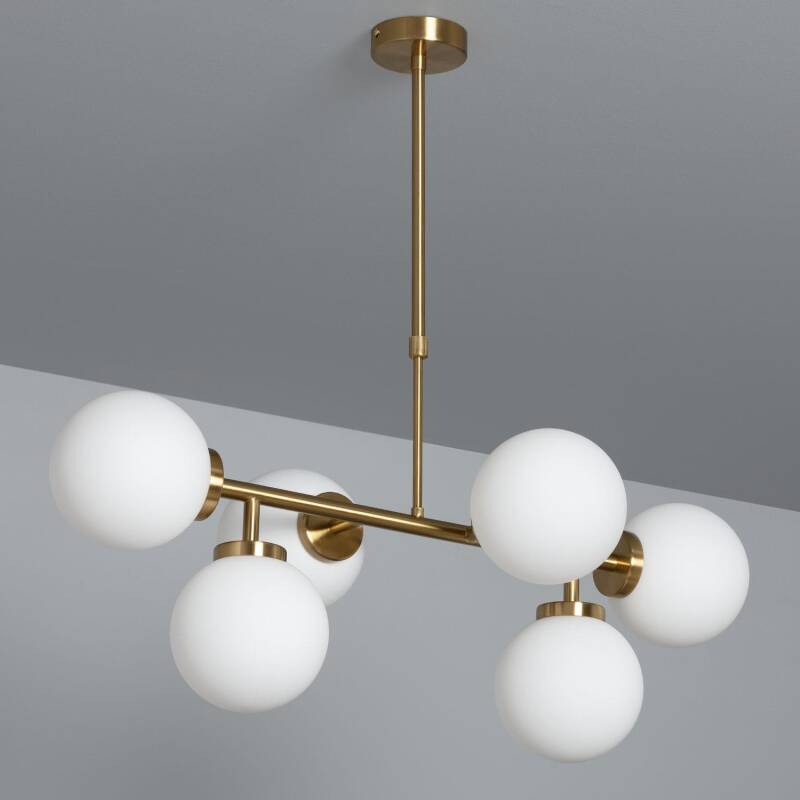 Suspension LED Métal Doré 20W IP20 pour Intérieur