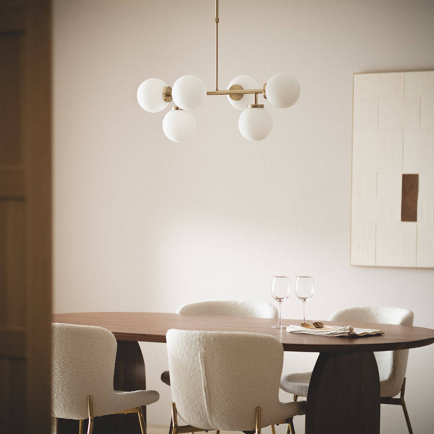 Suspension LED Métal Doré 20W IP20 pour Intérieur