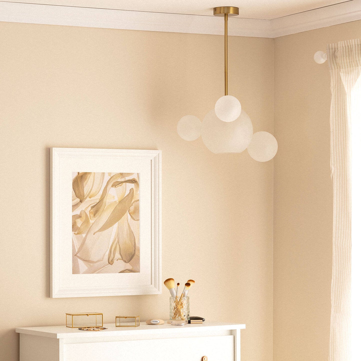 Suspension LED E27 en Métal et Verre, IP20, 20W, Intérieur