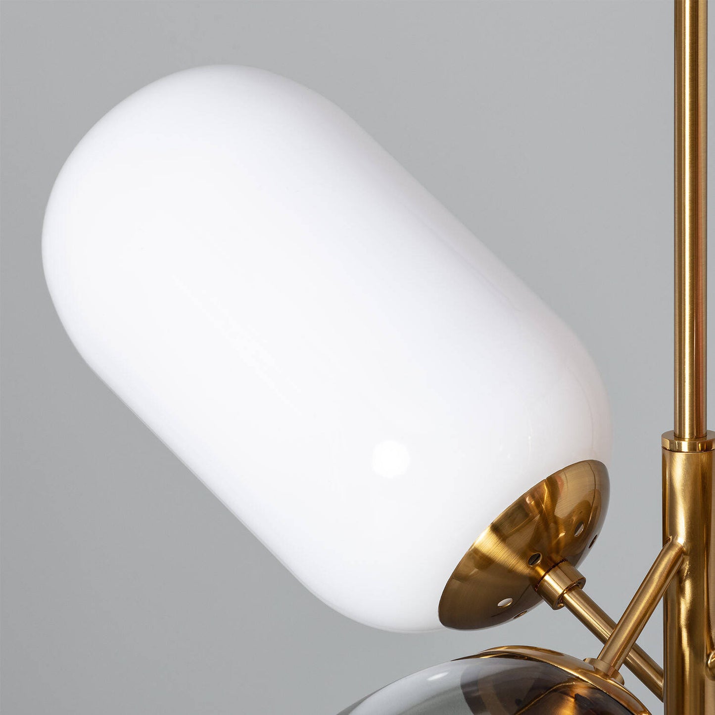 40W IP20 LED-Pendelleuchte aus Metall und Glas