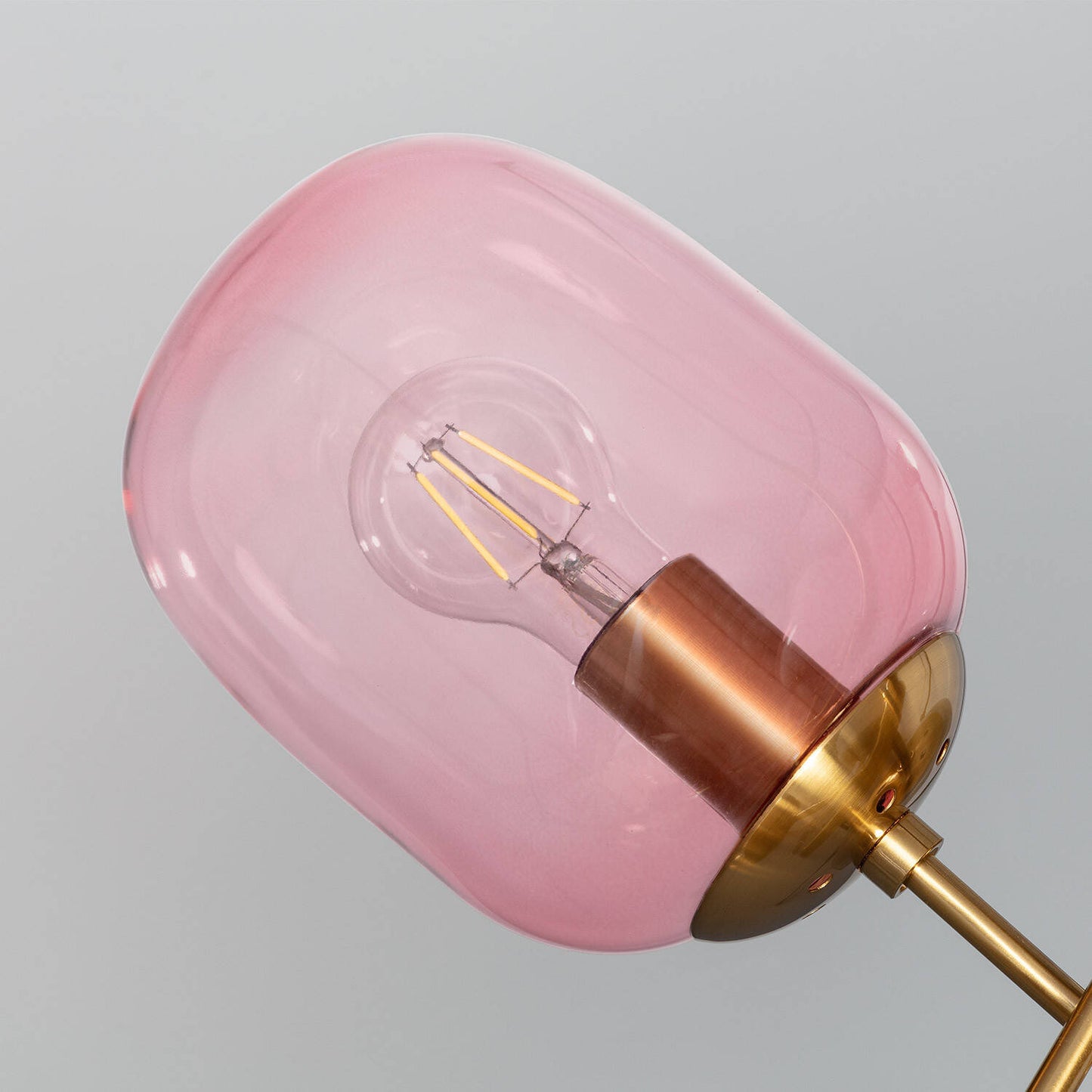 40W IP20 LED-Pendelleuchte aus Metall und Glas