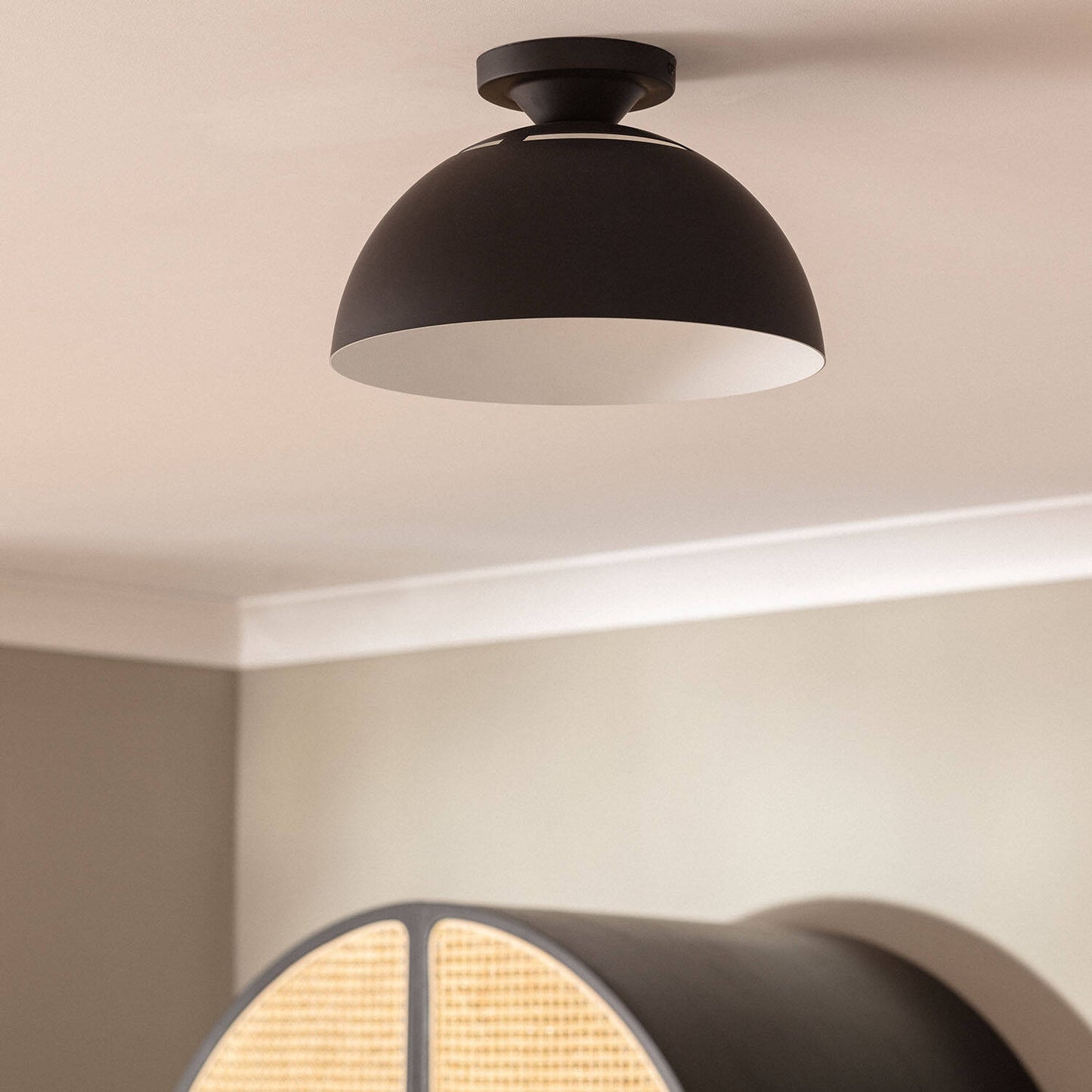 Plafonnier LED Aluminium 20W IP20 Noir