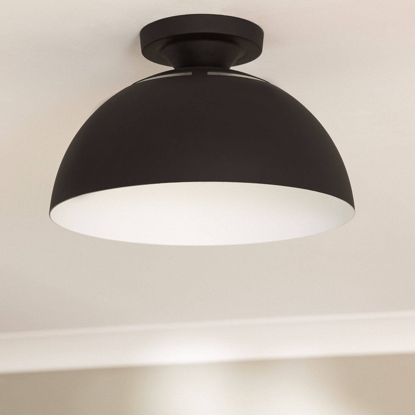 Plafonnier LED Aluminium 20W IP20 Noir