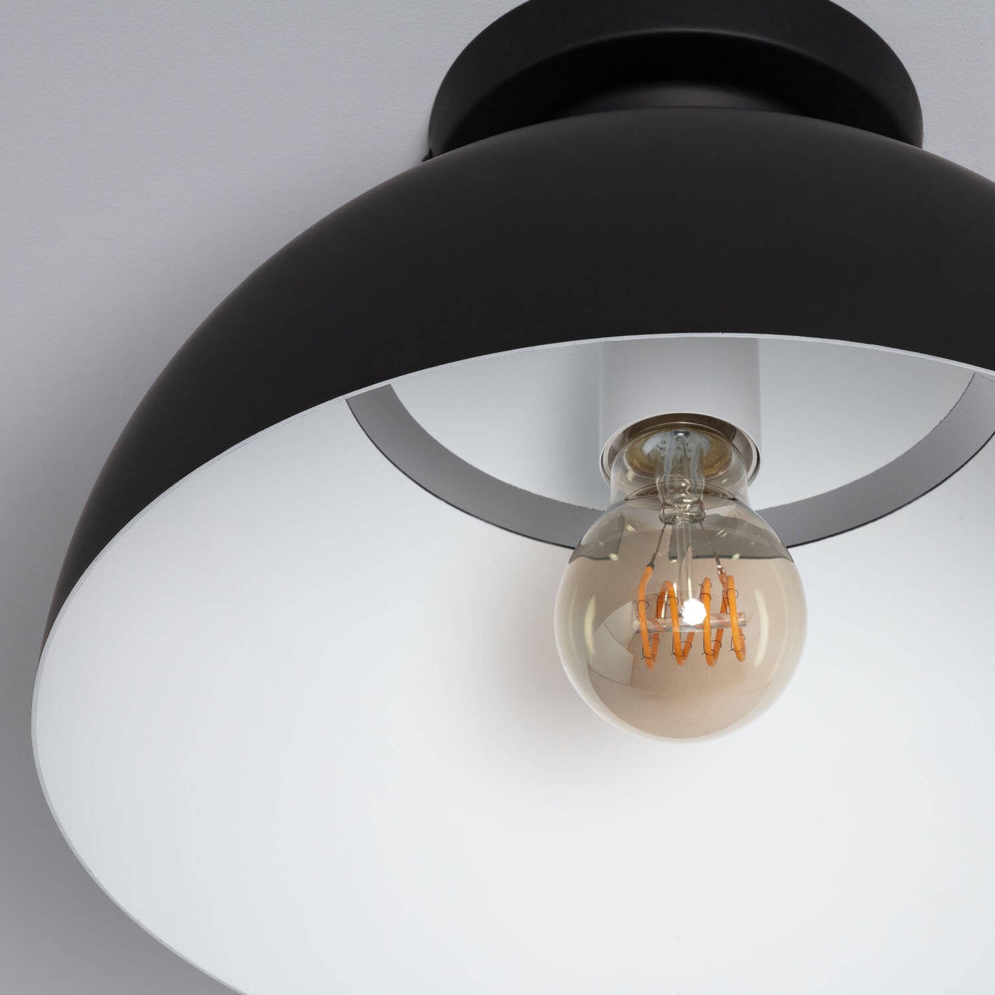 Plafonnier LED Aluminium 20W IP20 Noir