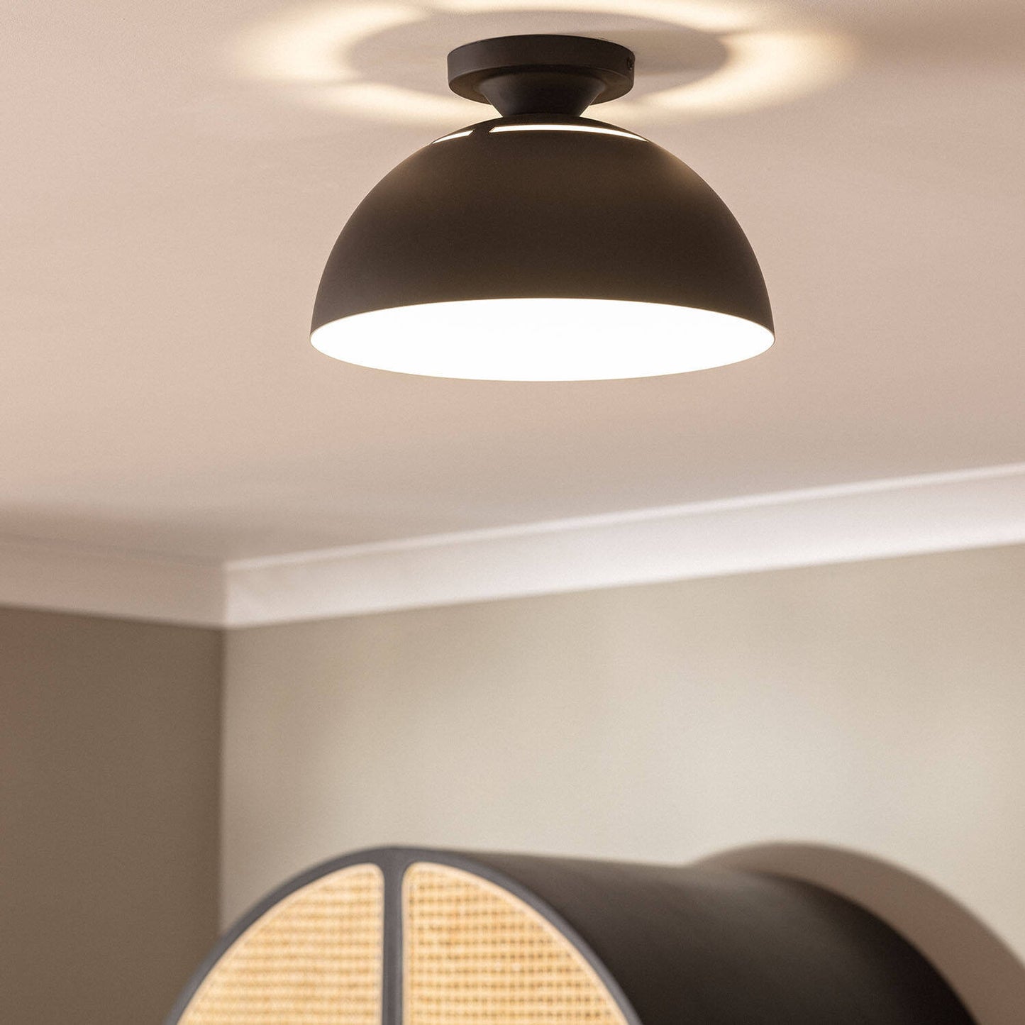 Plafonnier LED Aluminium 20W IP20 Noir