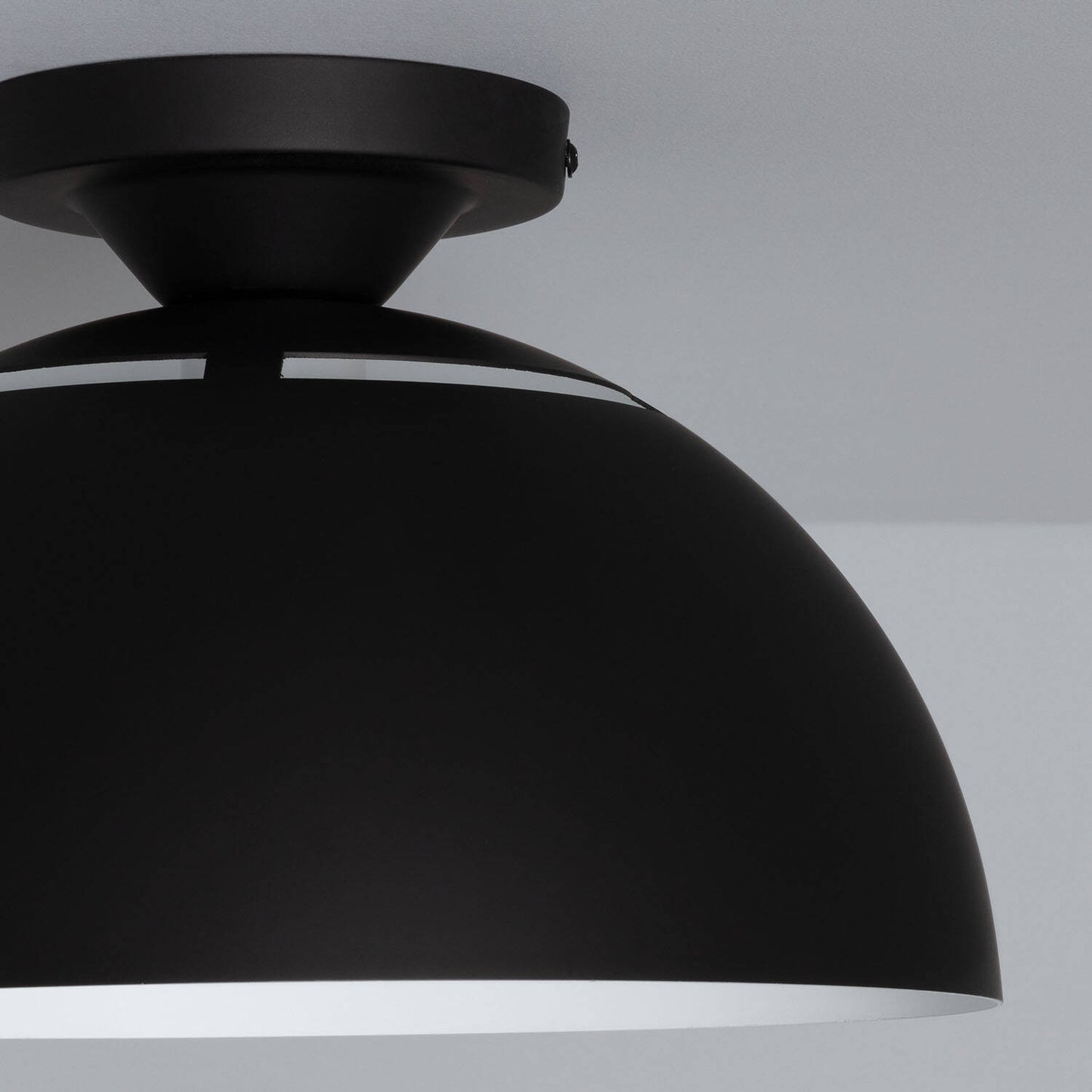 Plafonnier LED Aluminium 20W IP20 Noir