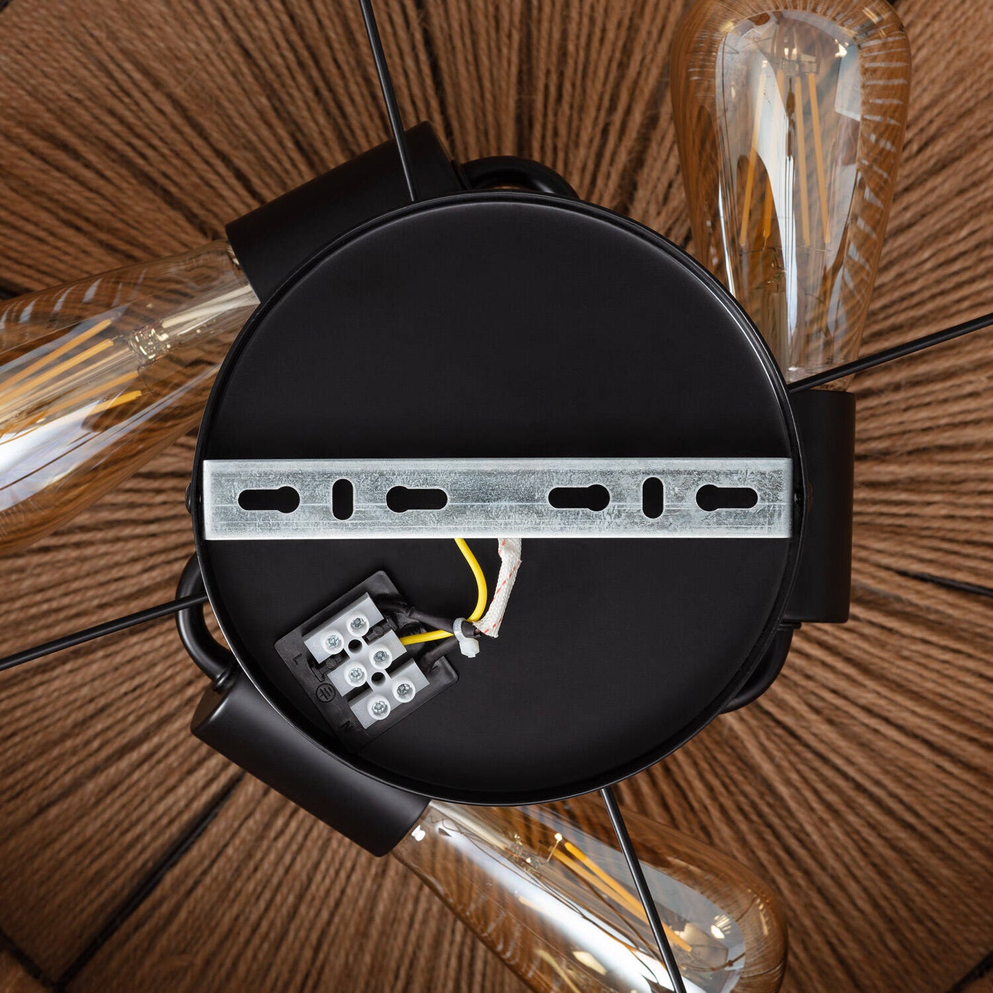 Plafonnier LED Corde Naturelle 20W IP20 Installation en Saillie
