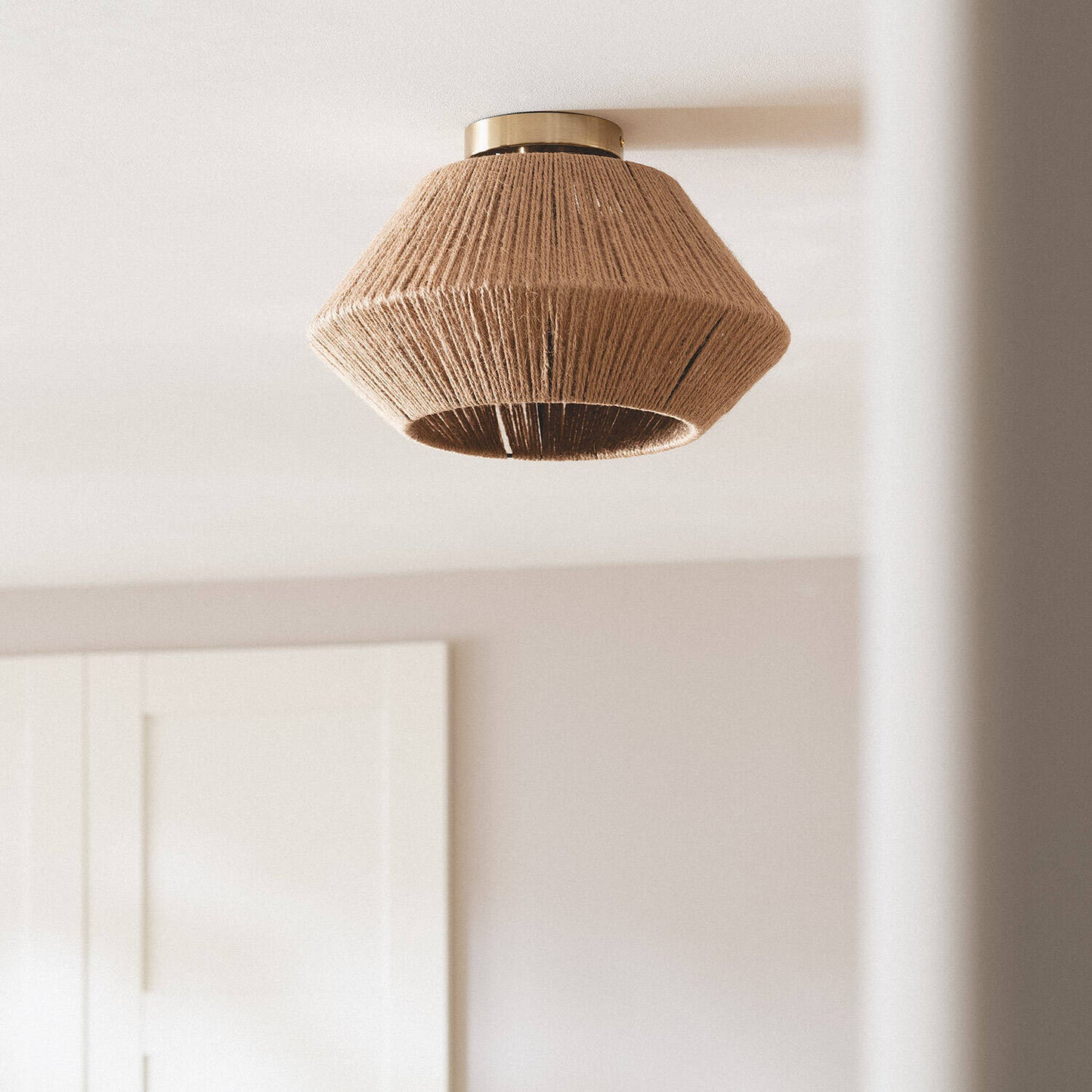 Plafonnier en Corde de Chanvre 20W IP20 E27