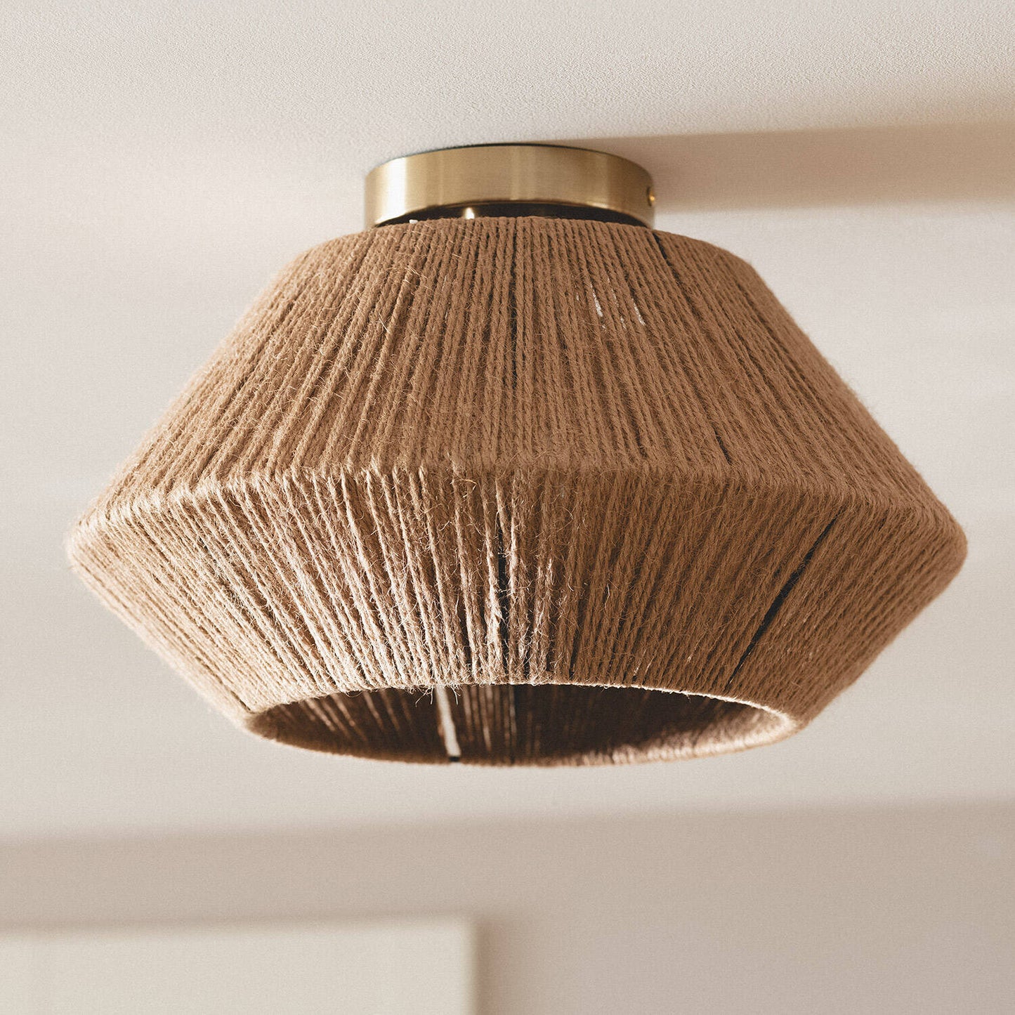 Plafonnier en Corde de Chanvre 20W IP20 E27