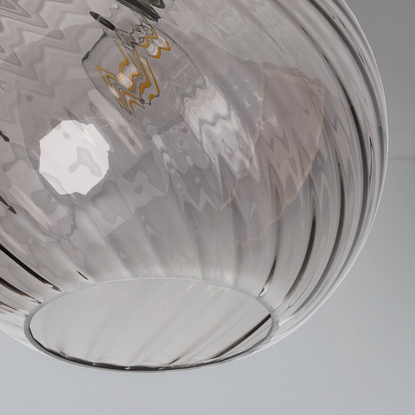 Plafonnier LED Verre Kikombe 40W IP20 Installation en Saillie