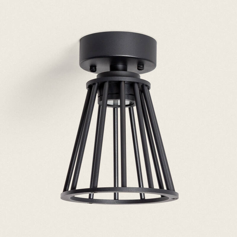Plafonnier LED Extérieur 6W IP65 Aluminium Noir