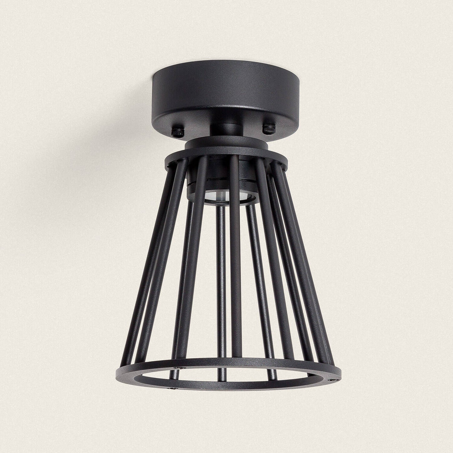 Plafonnier LED Extérieur 6W IP65 Aluminium Noir