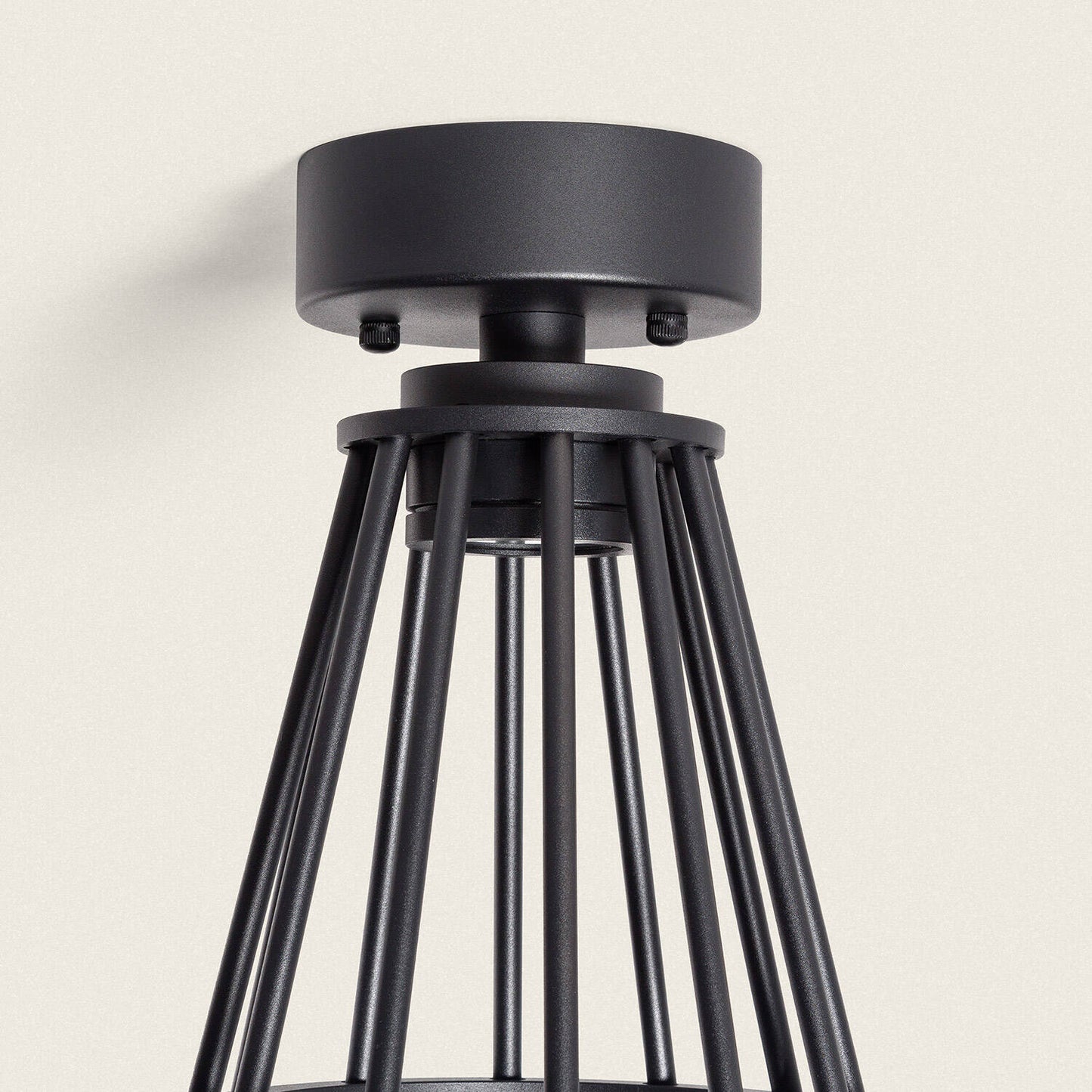 Plafonnier LED Extérieur 6W IP65 Aluminium Noir