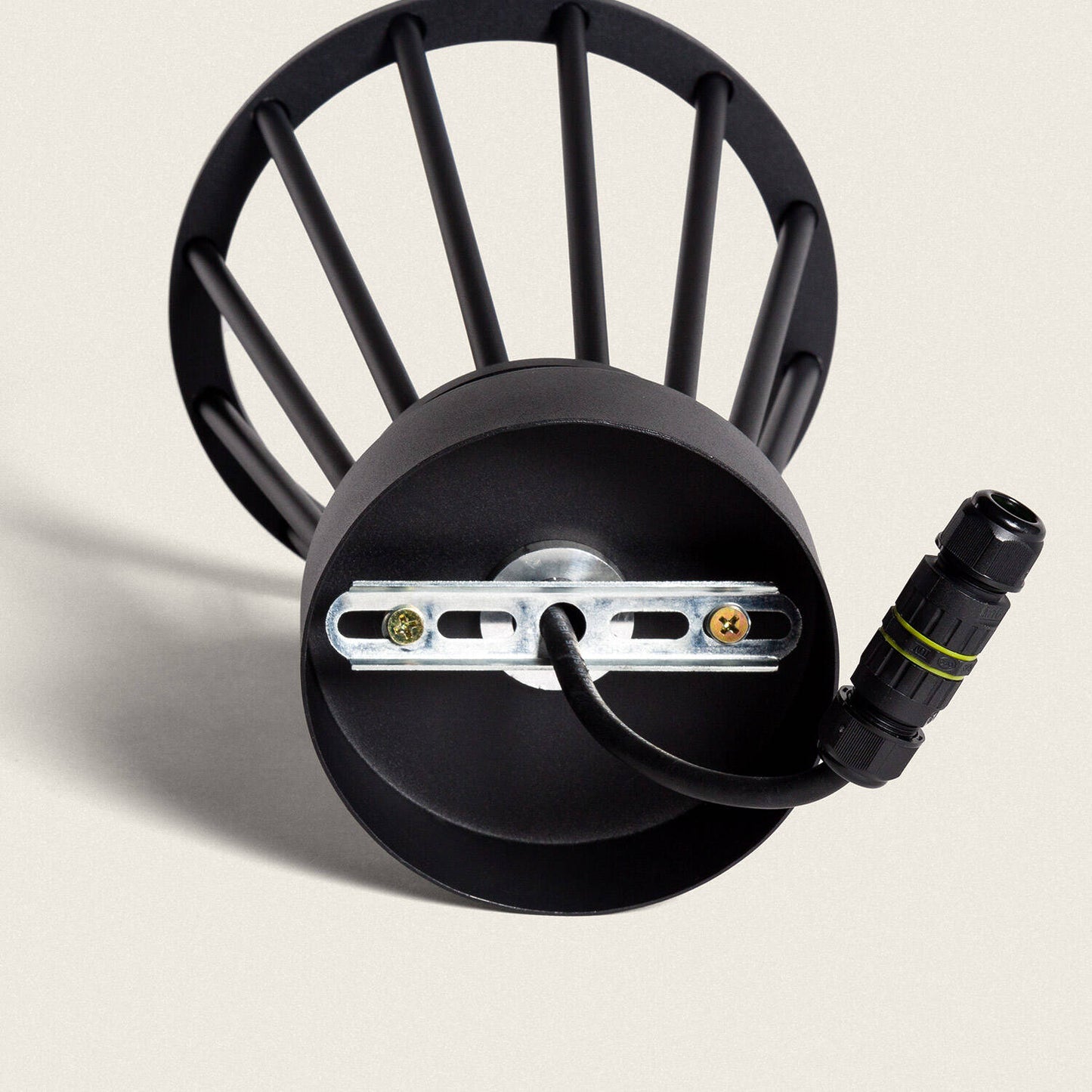 Plafonnier LED Extérieur 6W IP65 Aluminium Noir