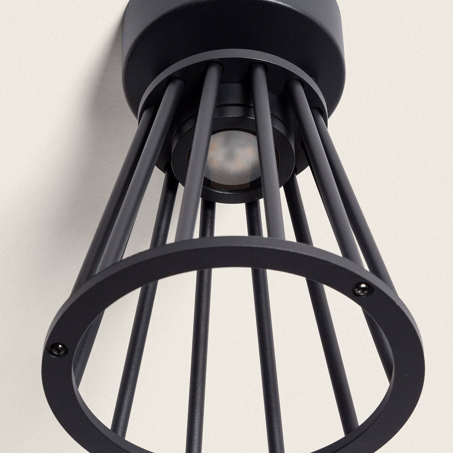 Plafonnier LED Extérieur 6W IP65 Aluminium Noir