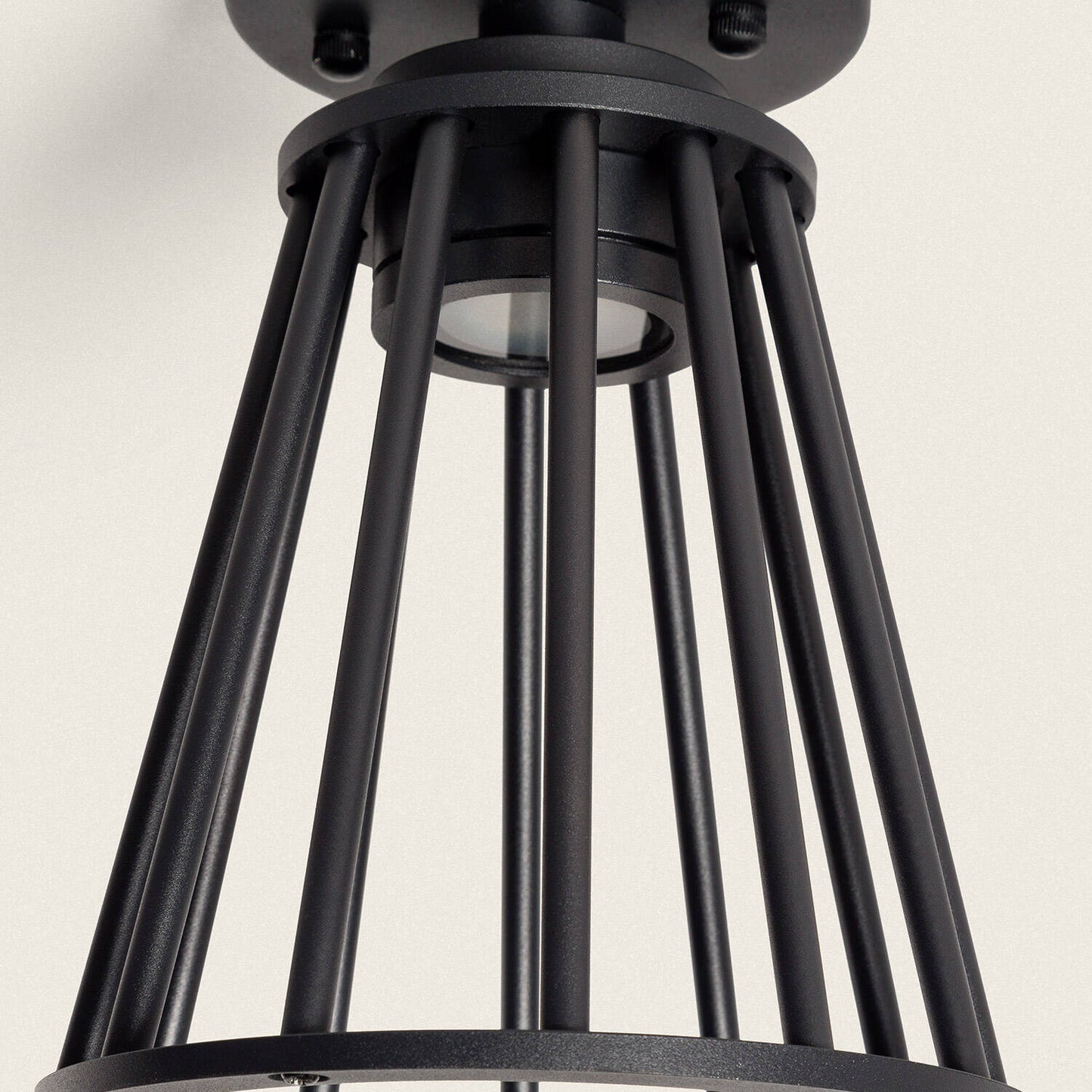 Plafonnier LED Extérieur 6W IP65 Aluminium Noir