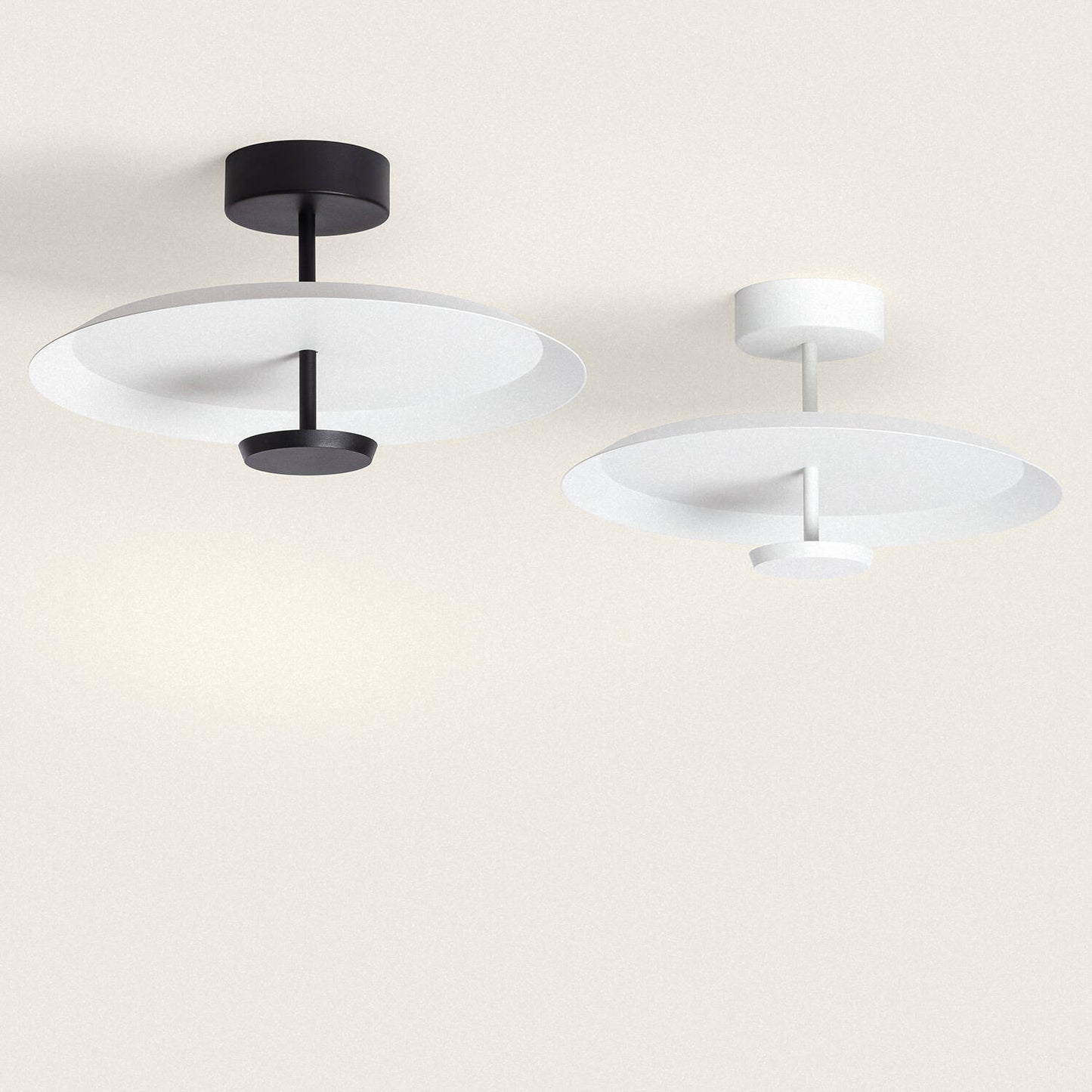 Plafonnier LED Aluminium 10W IP20 1000lm Installation en Saillie