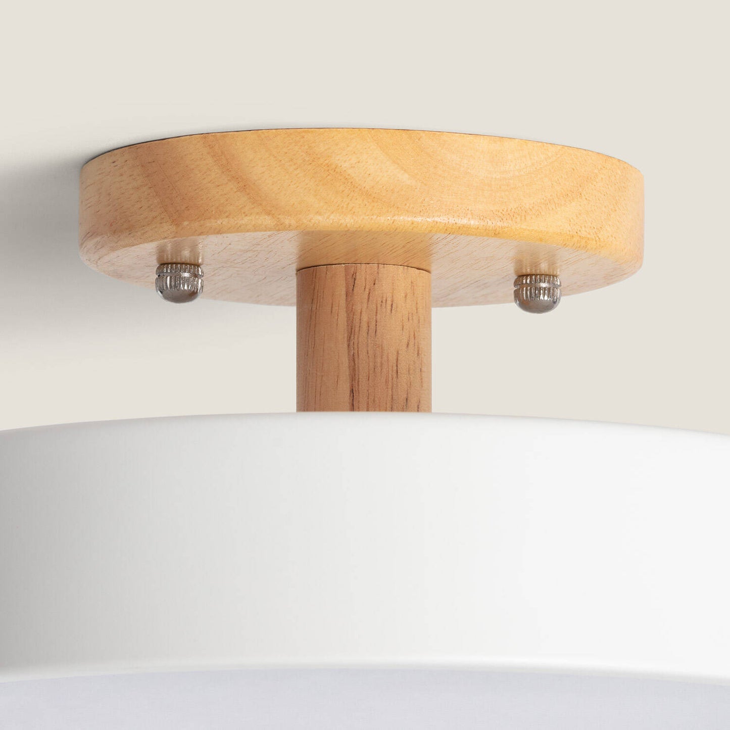 Plafonnier LED 12W IP20 Non-Dimmable en Bois et Métal