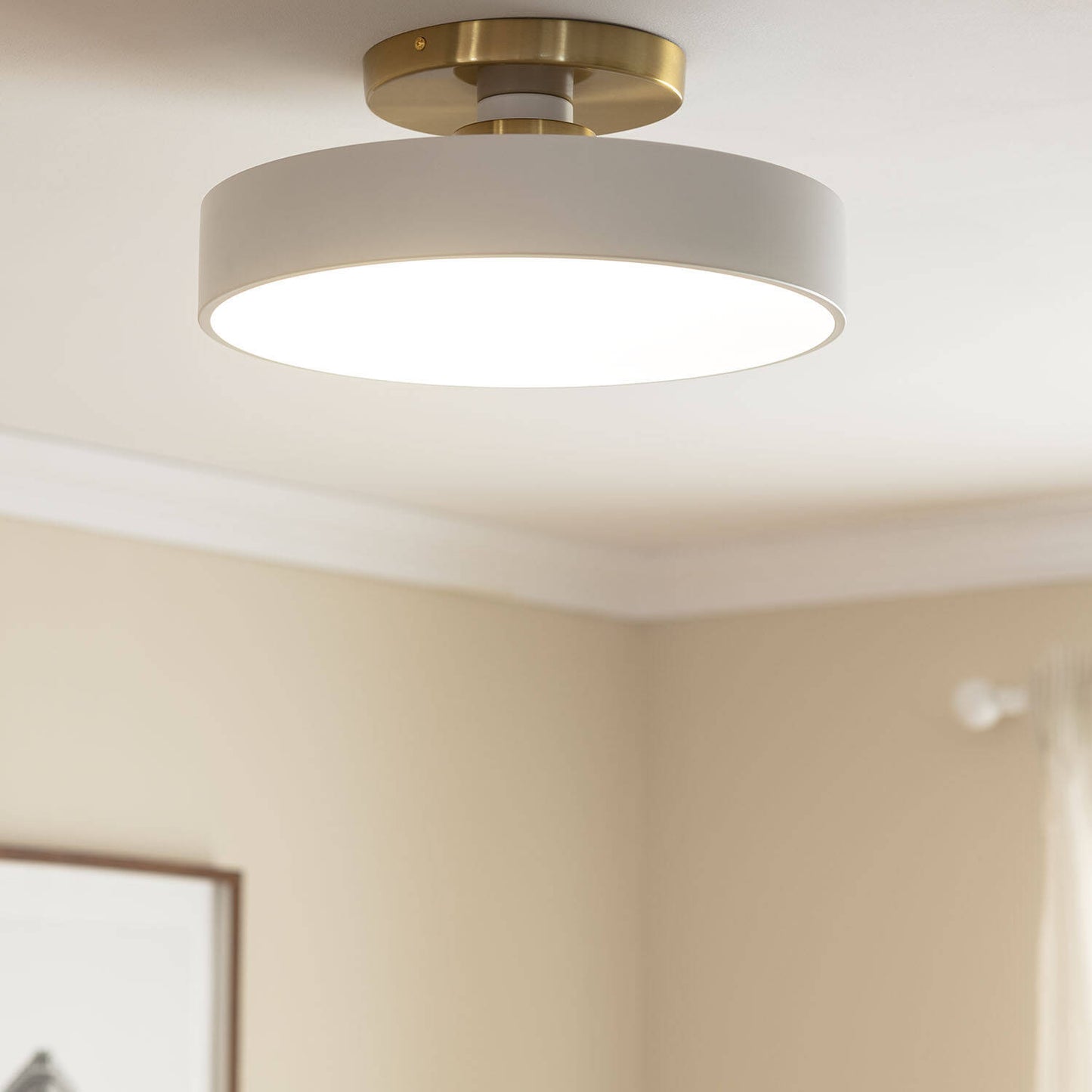 Plafonnier LED Métal 3 Points, IP20, 20W, Installation en Saillie