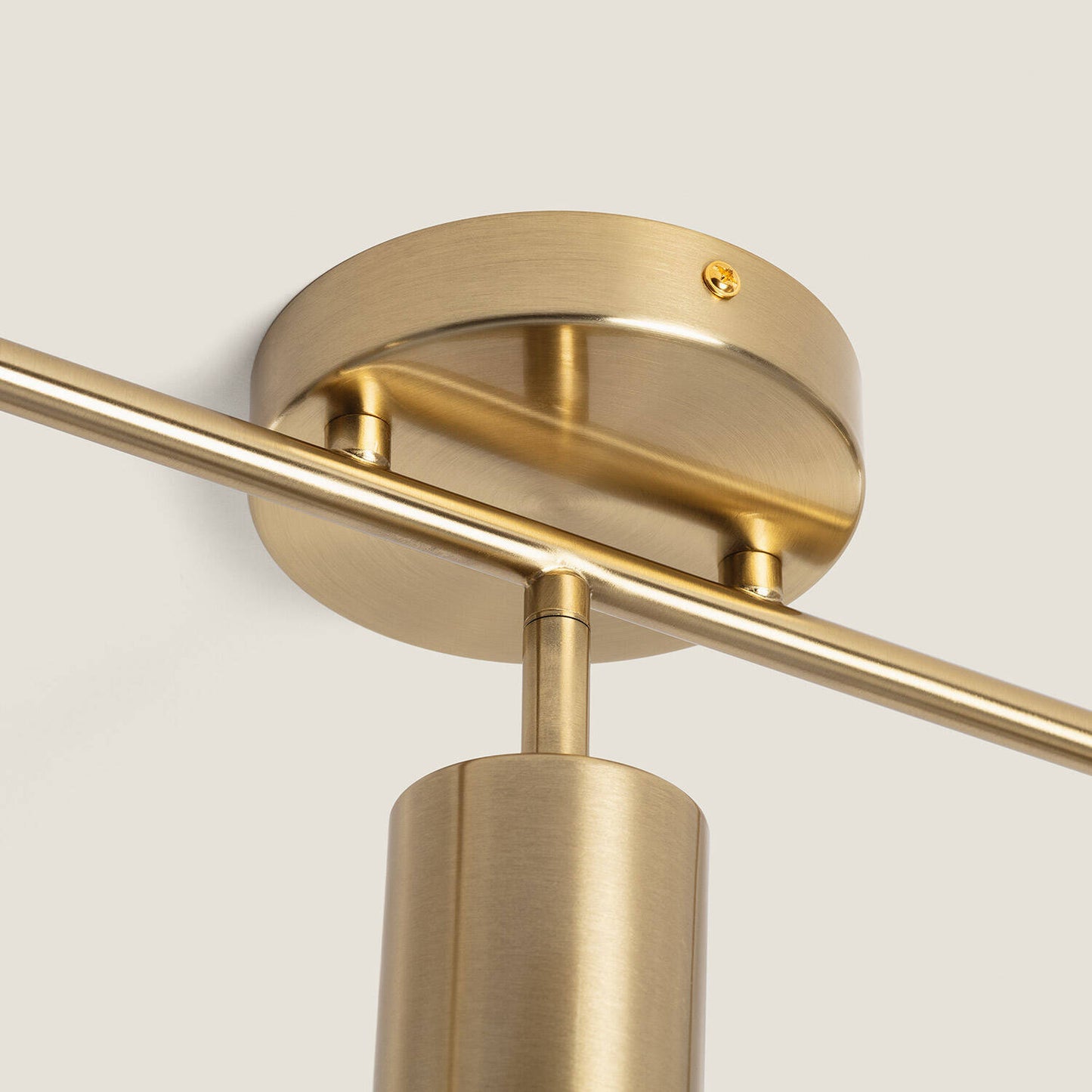 Plafonnier LED 3 Spots Métal Doré 12W IP20